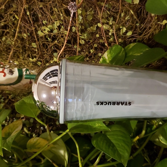 Rare STARBUCKS Insulated Diamond Globe Frappuccino Venti Cup - Picture 4 of 8